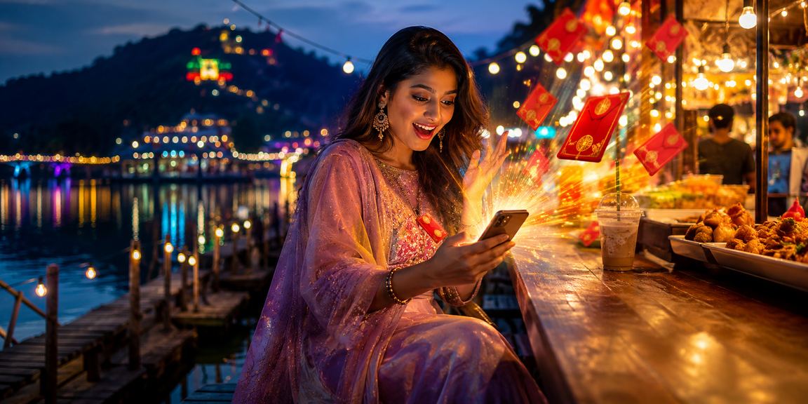 বান্দরবানে নাইট মার্কেটে 1650 রেড এনভেলপ বোনাস মোবাইলে